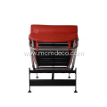 Le Corbusier LC4 Red Leather Chaise Lounge